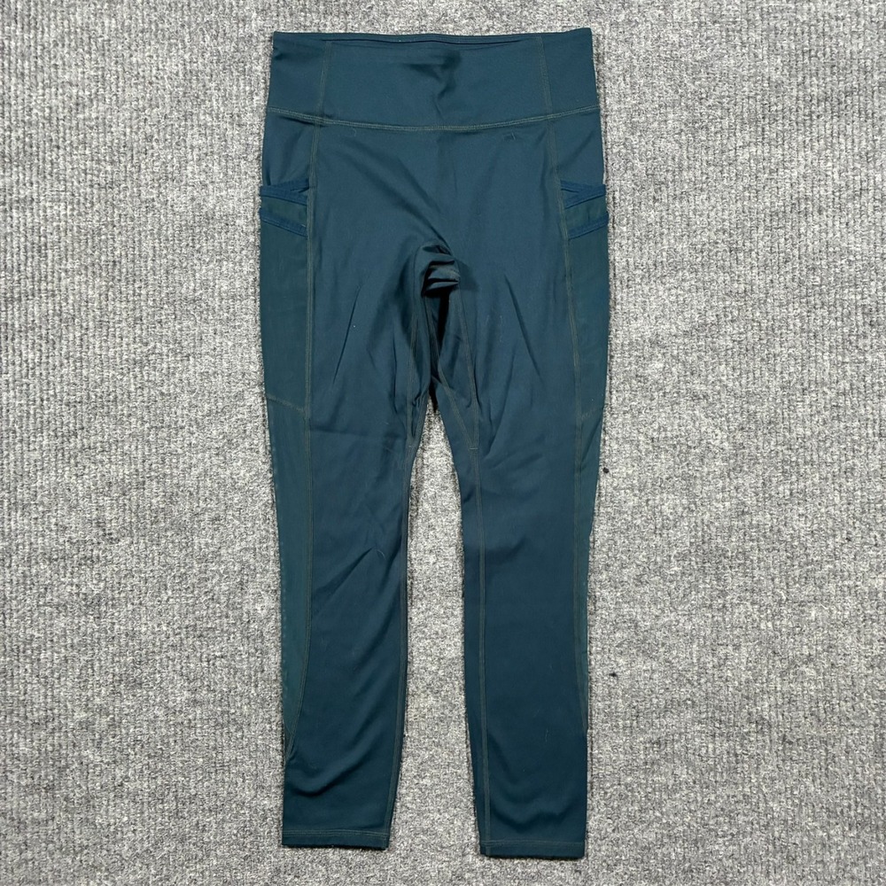 Fabletics Motion365 Leggings Womens Size Small Green Stretch‎ Low Rise Athletic